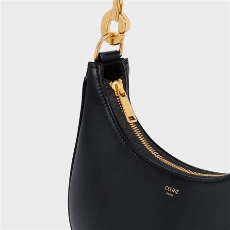 Ava leather mini bag Celine Black in Leather 